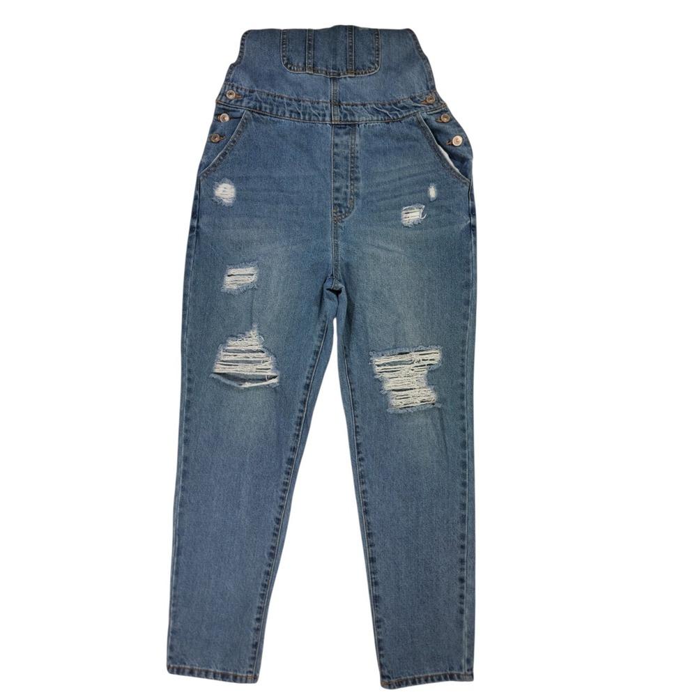 WAX Jean Collection Jean Overall Ripped Size M - Picture 3 of 10